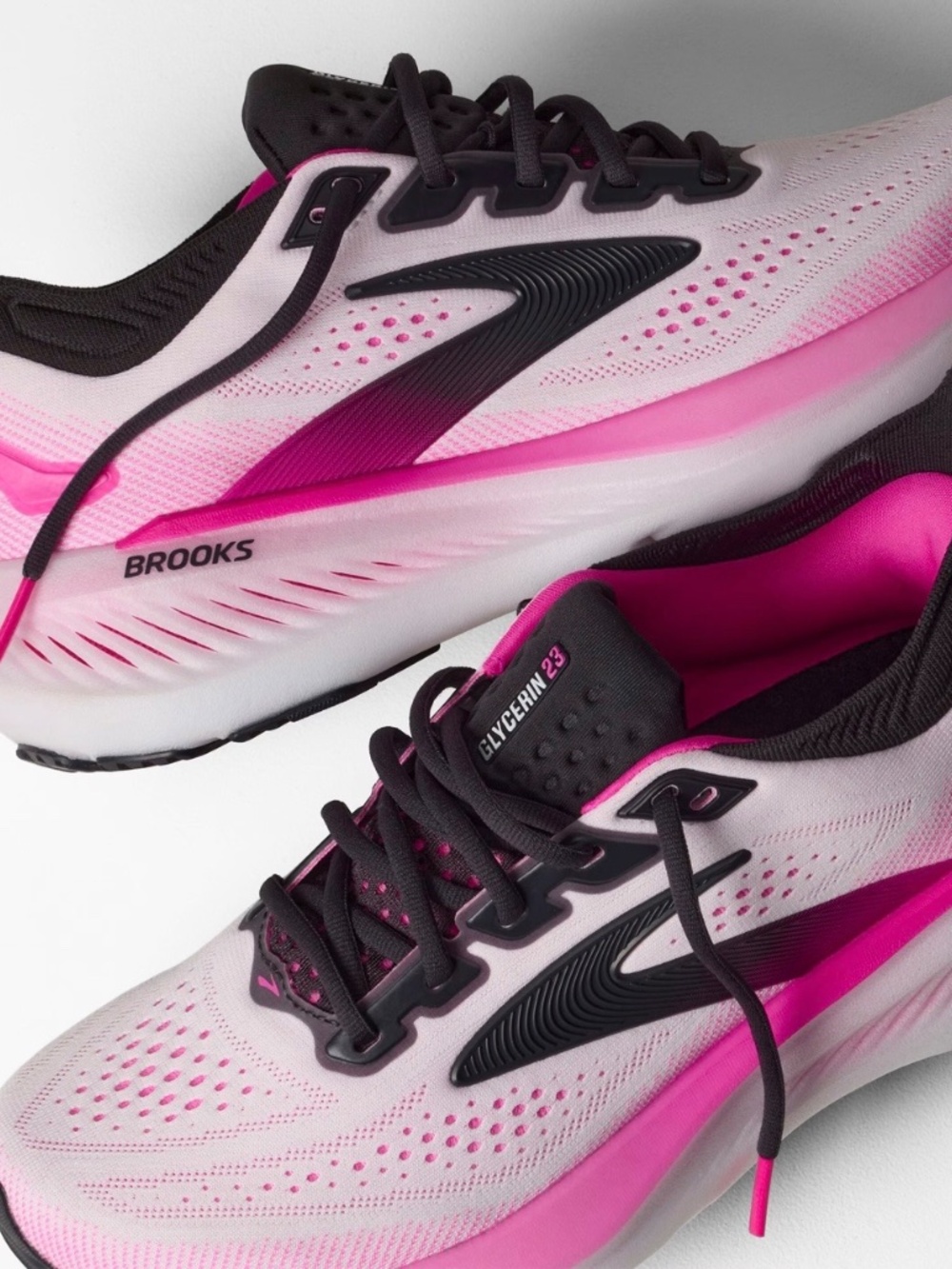 Brooks Pink Glycerin 23 Sneakers Sz 42 - Picture 3 of 5